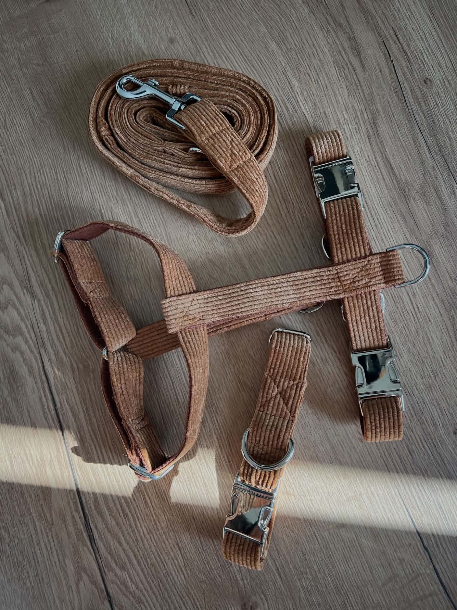 Ensemble velours marron